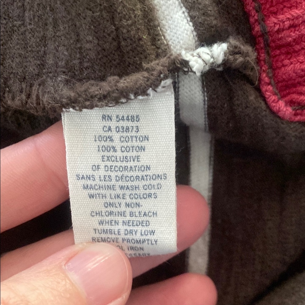 American Eagle Outfitters Brown Striped Polo Shirt - Picture 3 of 4